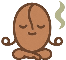 Meditating coffee bean